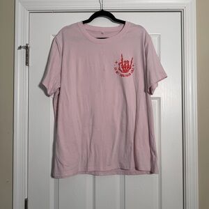 Pink Graphic Engagement Bachelorette Party Edgy Skeleton T Shirt